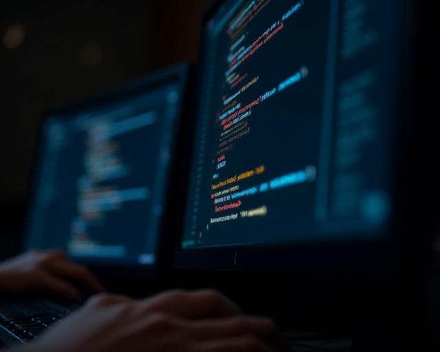 Clarity in code structure on a dark monitor